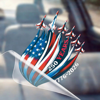 LIMITED TIME OFFER - Faith Family USA Eagle Cross Decal – 250th Anniversary 1776-2026