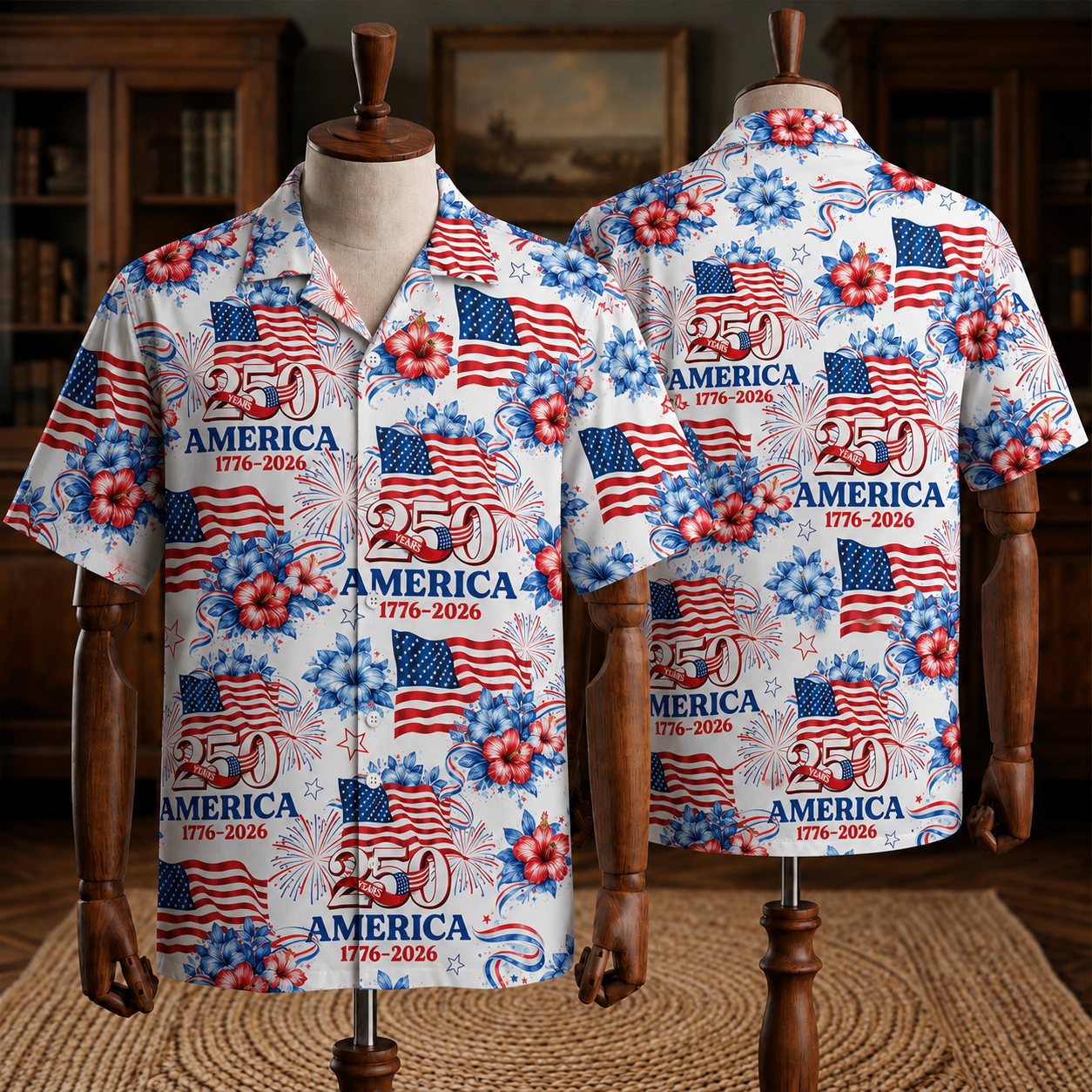 250 Years America 1776-2026 Patriotic Hawaii Shirt