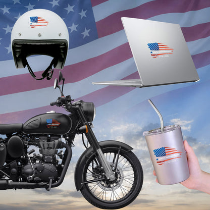 250 Years of America Flag Decal – 1776-2026 Semi-Centennial Car Window Sticker