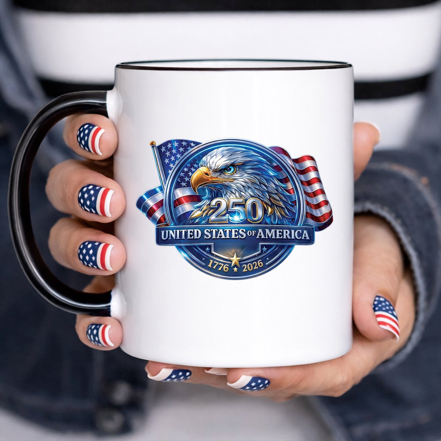 USA 250th Anniversary Eagle Decal – United States of America 1776–2026 Patriotic Sticker