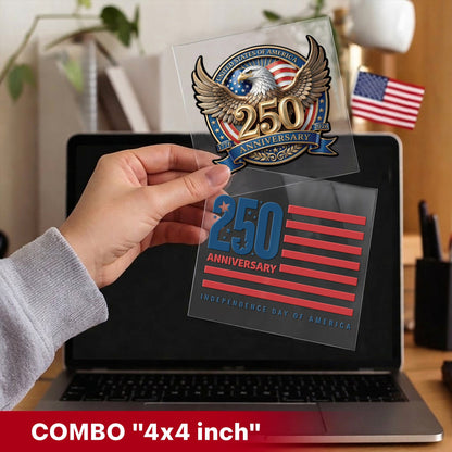 American Eagle 250th Anniversary Decal – 1776-2026 USA Commemoration Sticker for Car