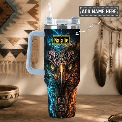 Eagle Thunder Spirit Personalized Tumbler