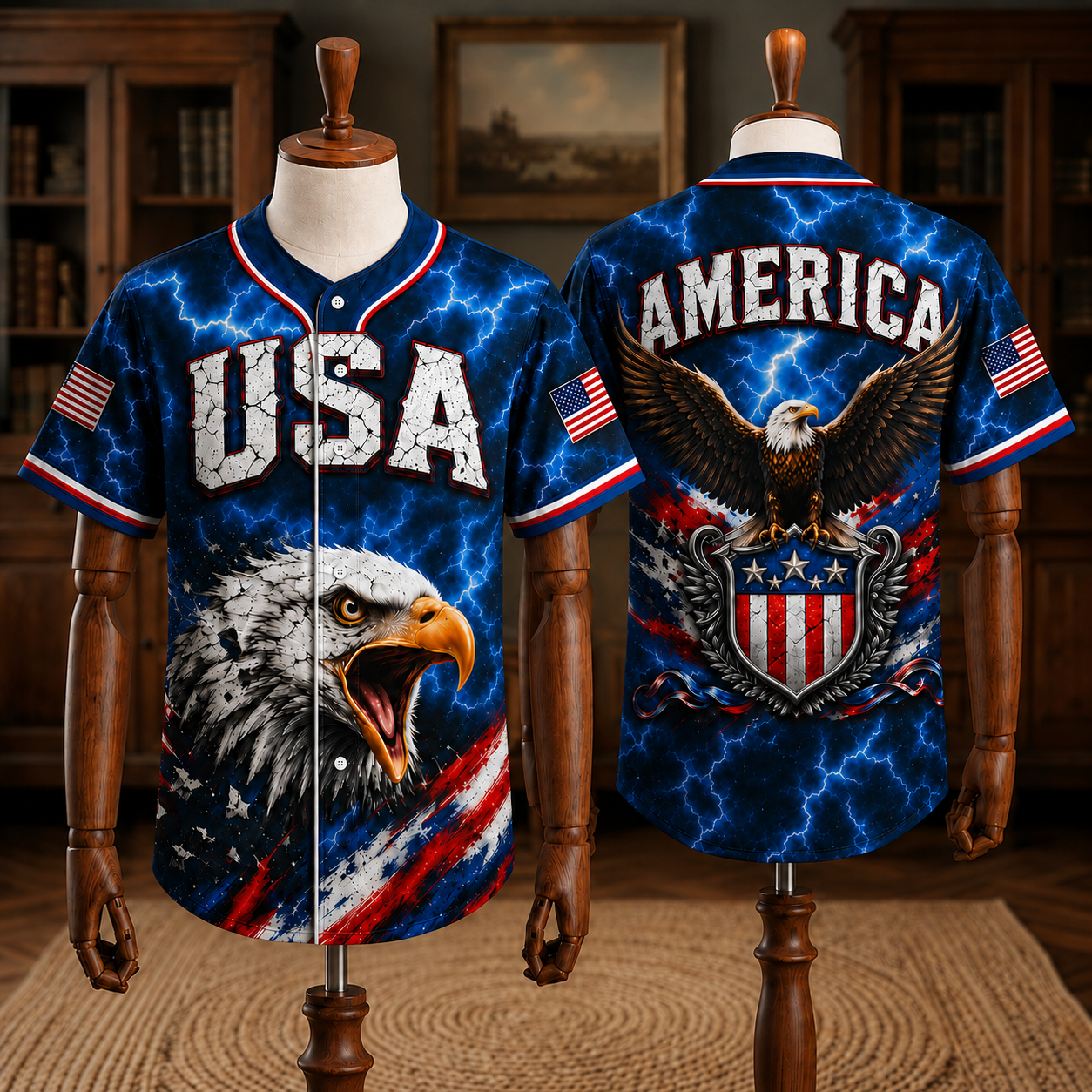 Patriotic Statue of Liberty 1776–2026 - USA 250th Anniversary Baseball Jersey Unisex Shirt