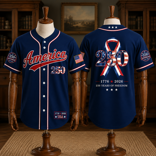 Patriotic Statue of Liberty 1776–2026 - USA 250th Anniversary Baseball Jersey Unisex Shirt