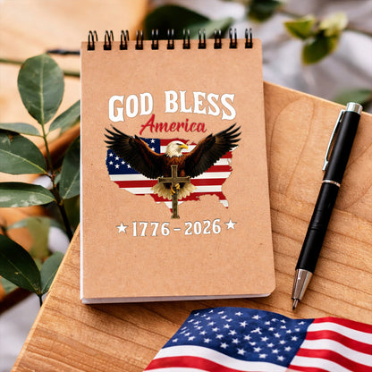 🔥 LIMITED TIME OFFER - God Bless America 250th Anniversary Decal, Christian Eagle Patriotic