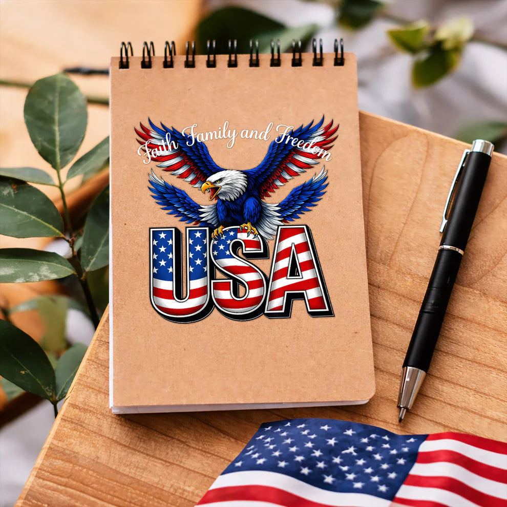 LIMITED TIME OFFER - Faith Family USA Eagle Cross Decal – 250th Anniversary 1776-2026