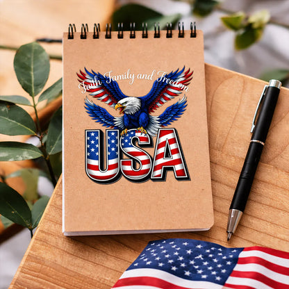 LIMITED TIME OFFER - Faith Family USA Eagle Cross Decal – 250th Anniversary 1776-2026