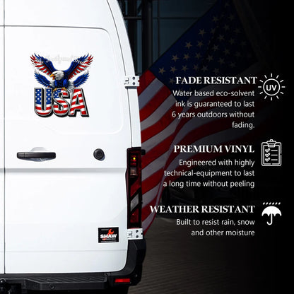 LIMITED TIME OFFER - Faith Family USA Eagle Cross Decal – 250th Anniversary 1776-2026