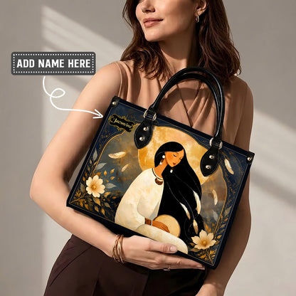 Lunar Woman Grace Personalized Leather Bag