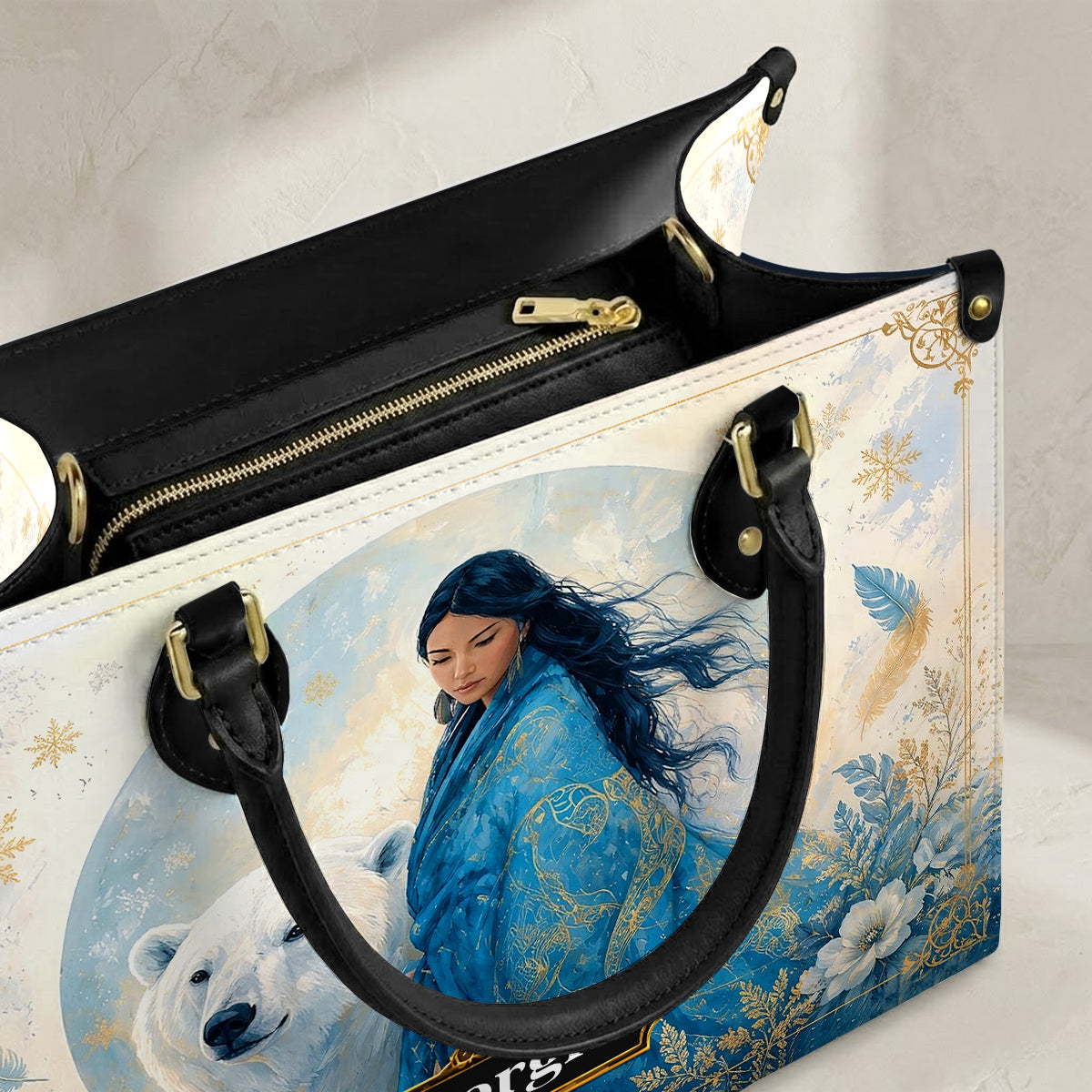 Wild Woman Spirit Personalized Leather Bag