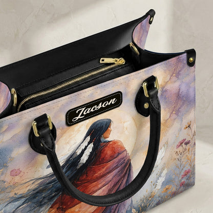 Free Woman Spirit Personalized Leather Bag
