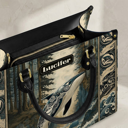Orca Ocean Legacy Personalized Leather Bag
