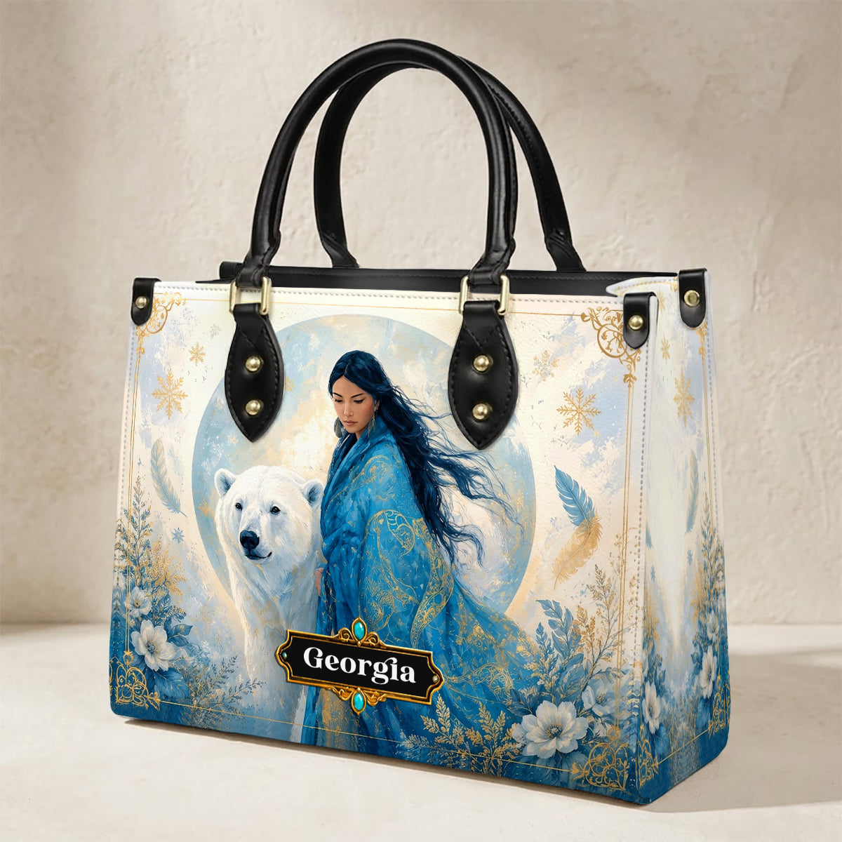 Wild Woman Spirit Personalized Leather Bag