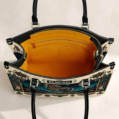 Moonlit Horse Legacy Personalized Leather Bag