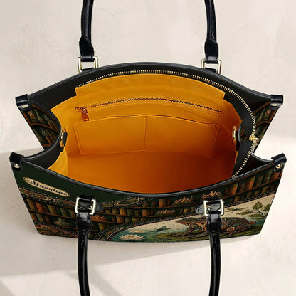 Emerald Frog Harmony Personalized Leather Bag