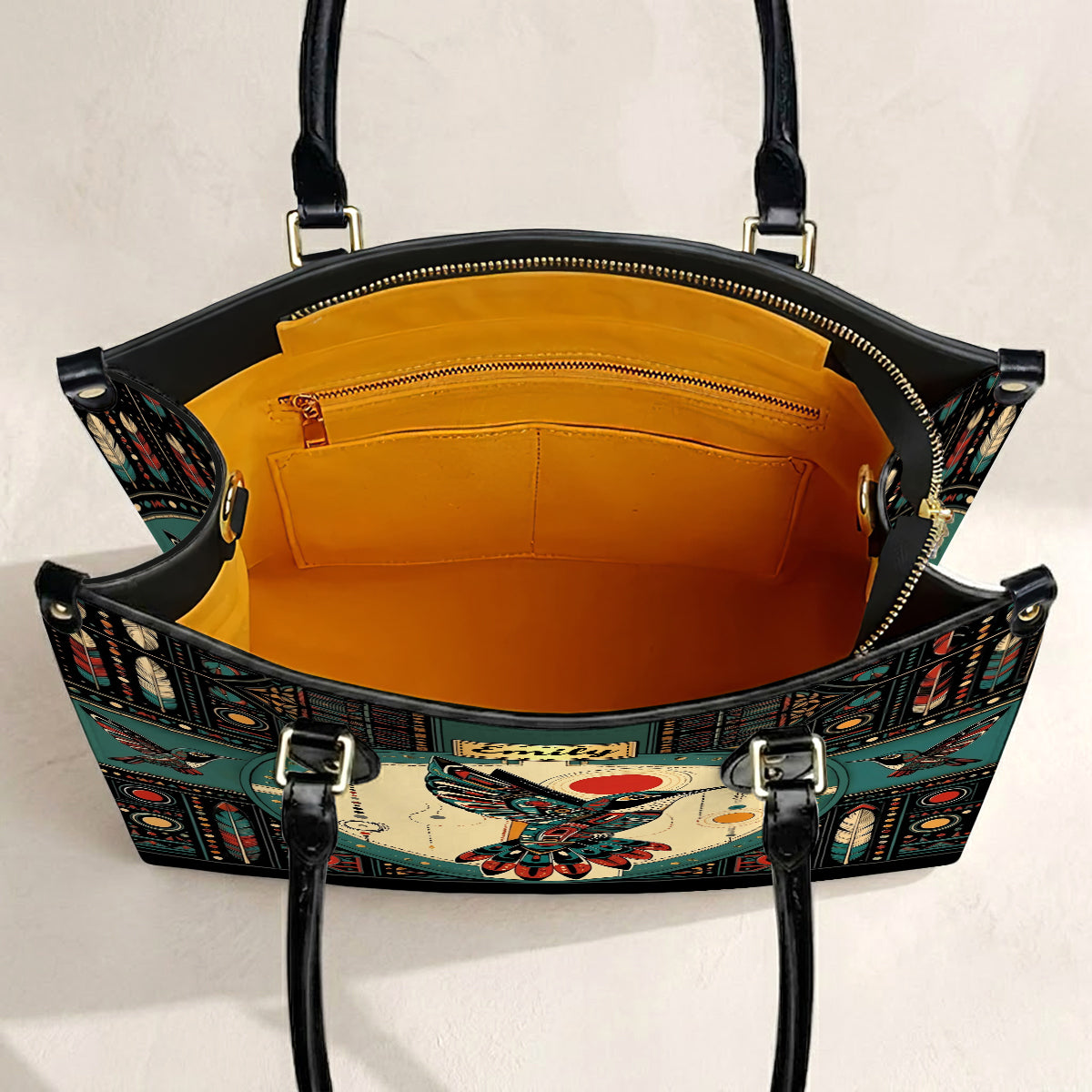 Hummingbird Solar Awakening Personalized Leather Bag