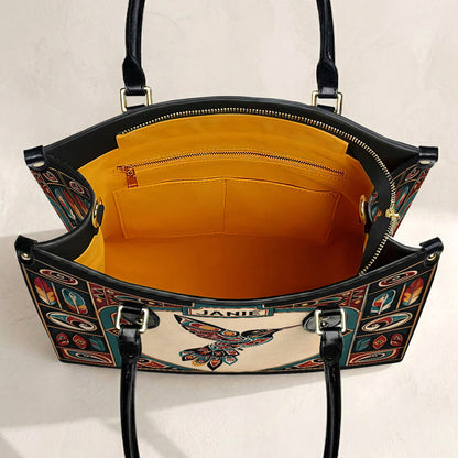 Hummingbird Heritage Flight Personalized Leather Bag
