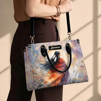 Free Woman Spirit Personalized Leather Bag