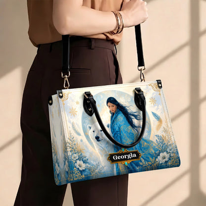 Wild Woman Spirit Personalized Leather Bag