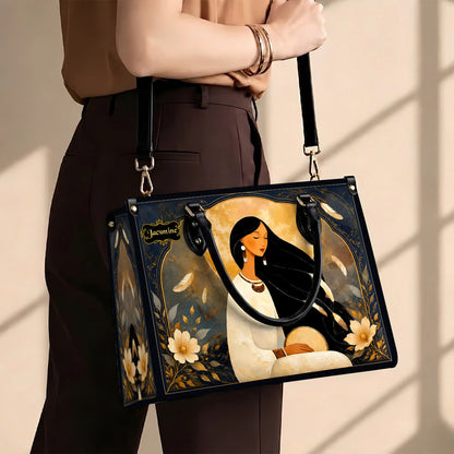 Lunar Woman Grace Personalized Leather Bag