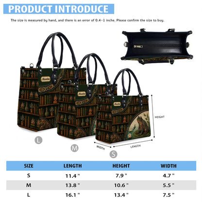 Emerald Frog Harmony Personalized Leather Bag