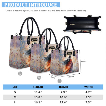 Free Woman Spirit Personalized Leather Bag