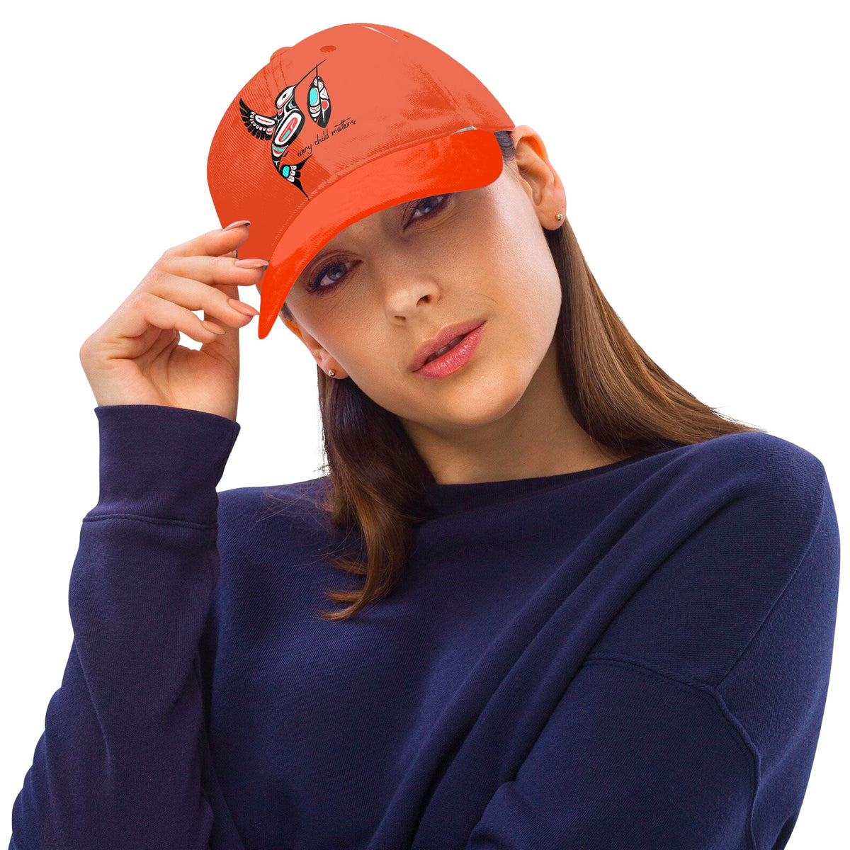 Hummingbird Spirit – Joy & Healing Cap Orange Shirt Day