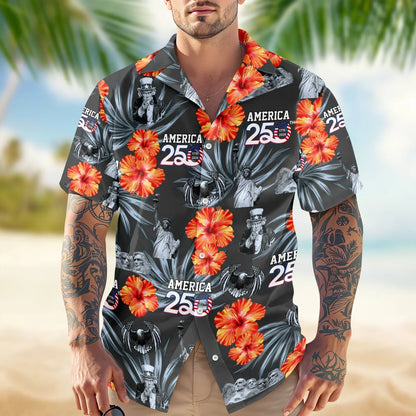 American 250th Anniversary Hawaiian Shirt