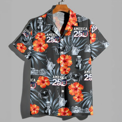 American 250th Anniversary Hawaiian Shirt