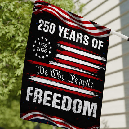 250th America Anniversary Garden Flag, US 250 Years Flag, 250th Anniversary America, Patriotic USA Flag, 250th Independence Day Yard Decor