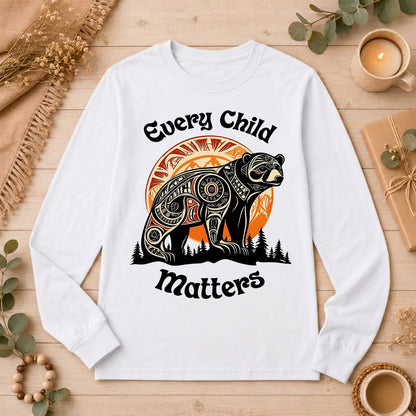 Bear Guardian of the Forest Orange Shirt