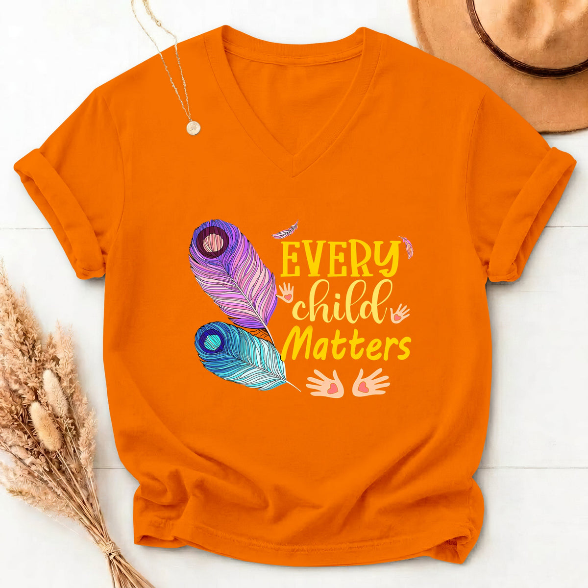 Feather of Hope Orange Shirt