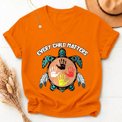 Turtle Spirit – Mother Earth & Resilience Orange Shirt