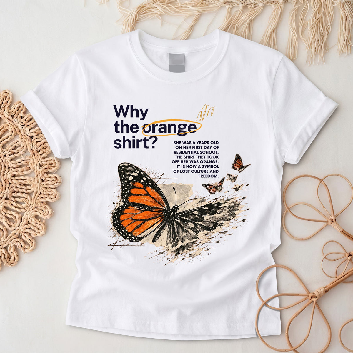 A Story Carried in Orange Shirt