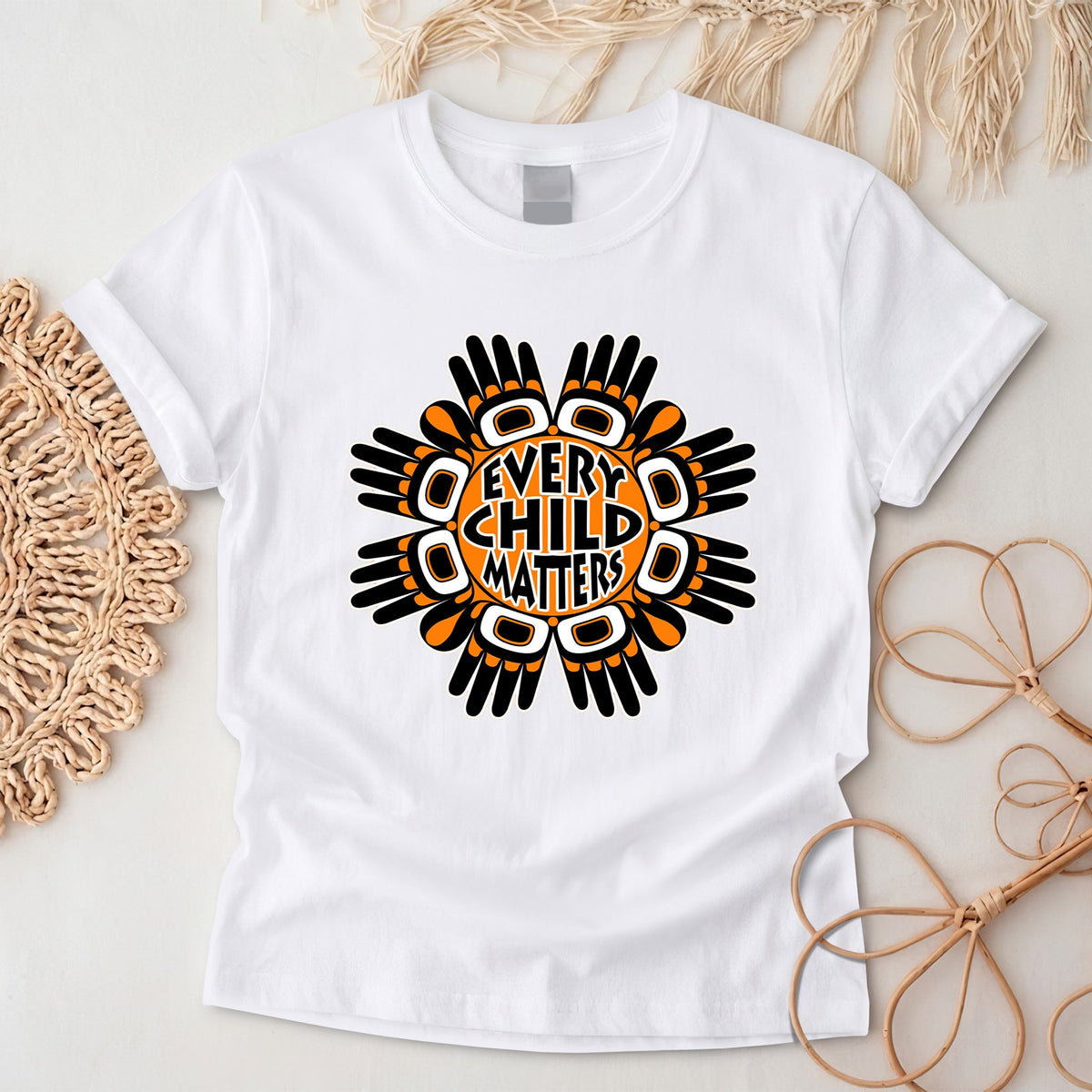 Light That Lives On Orange Shirt