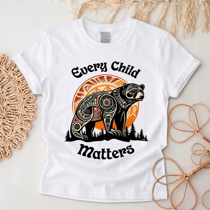 Bear Guardian of the Forest Orange Shirt