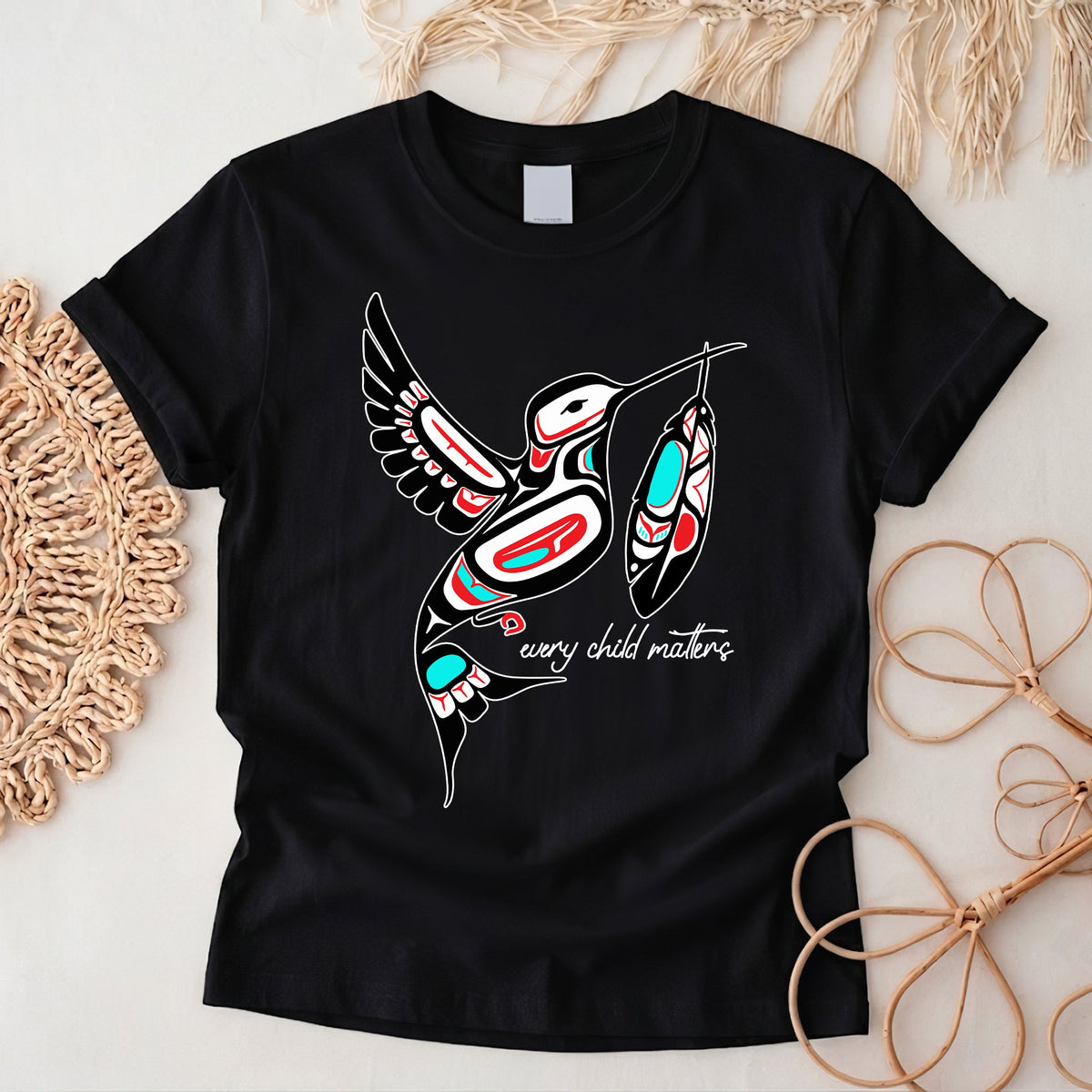 Hummingbird Spirit – Joy & Healing Orange Shirt