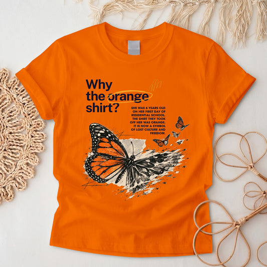 A Story Carried in Orange Shirt
