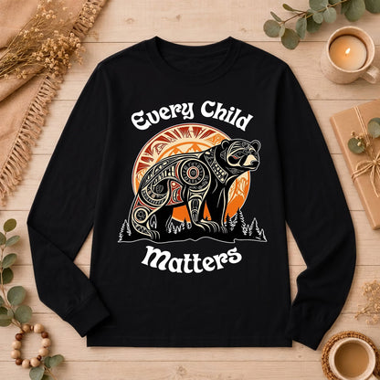 Bear Guardian of the Forest Orange Shirt
