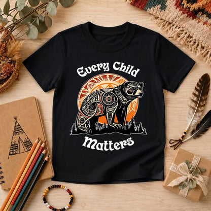 Bear Guardian of the Forest Orange Shirt