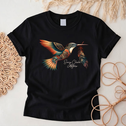 When Joy Returns Hummingbird Orange Shirt