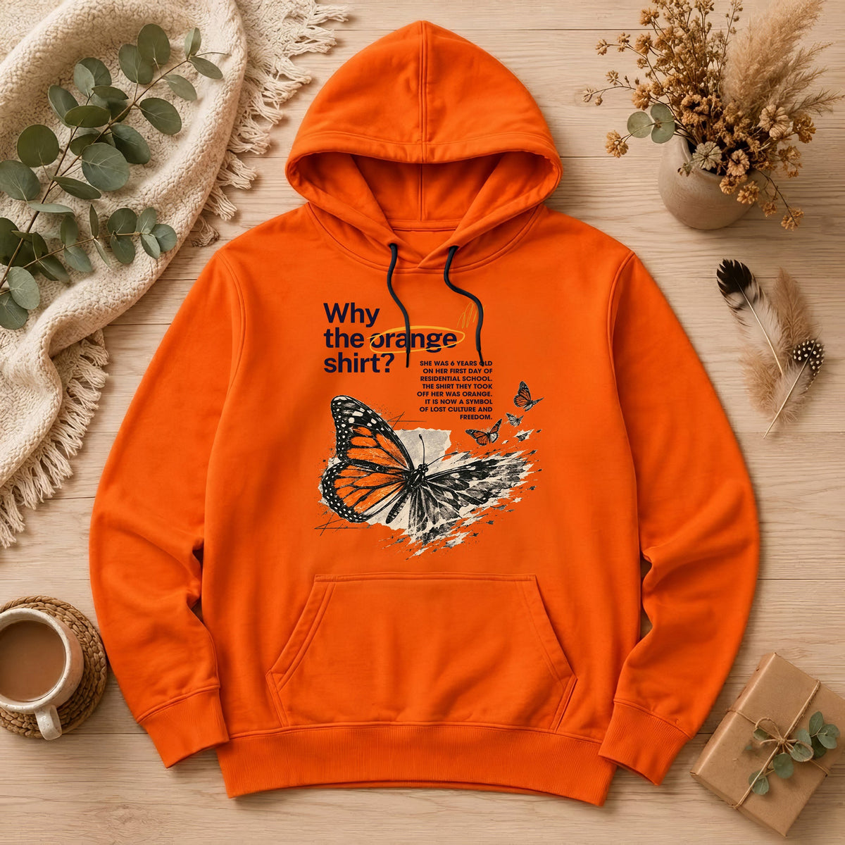 A Story Carried in Orange Shirt