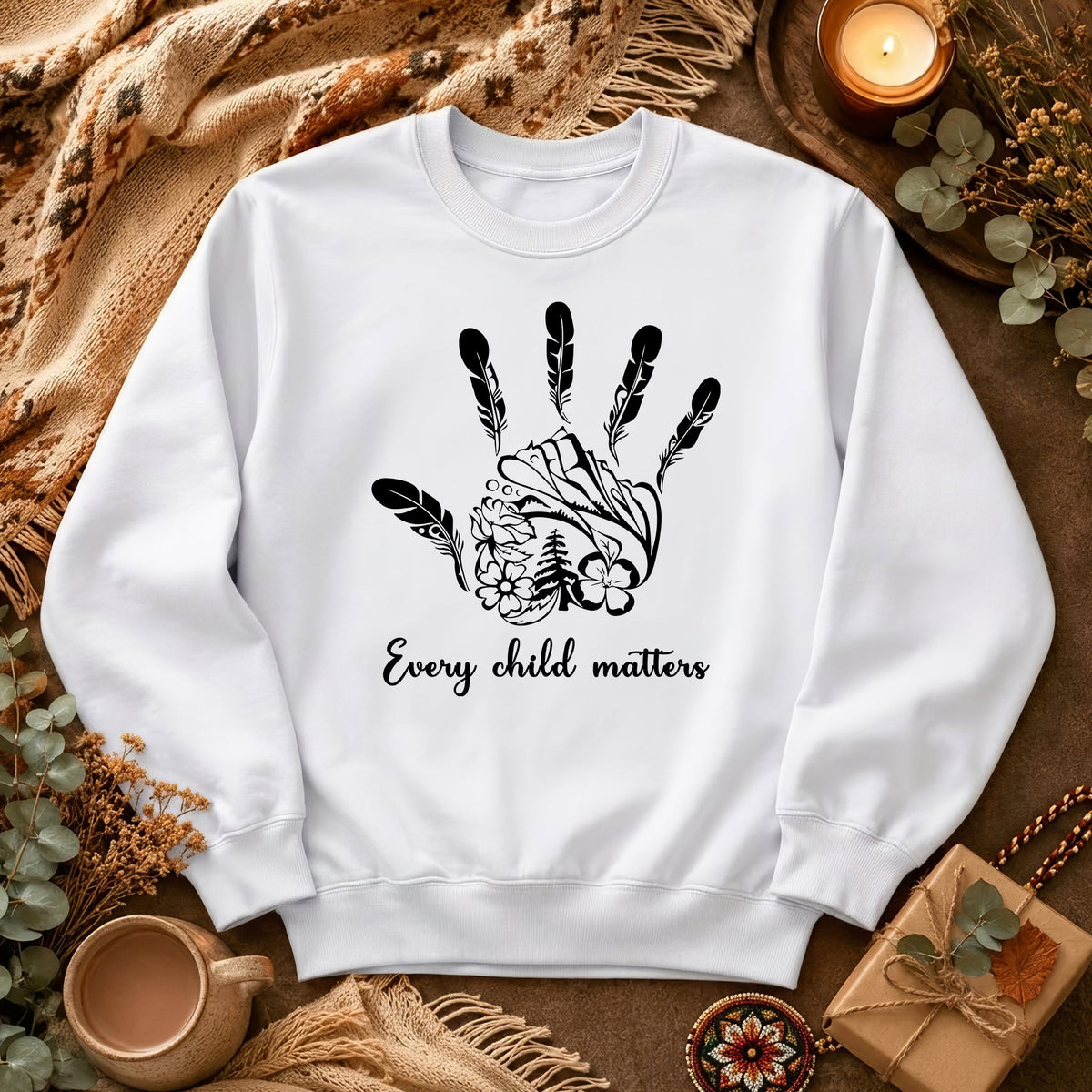 Handprints We Remember Orange Shirt