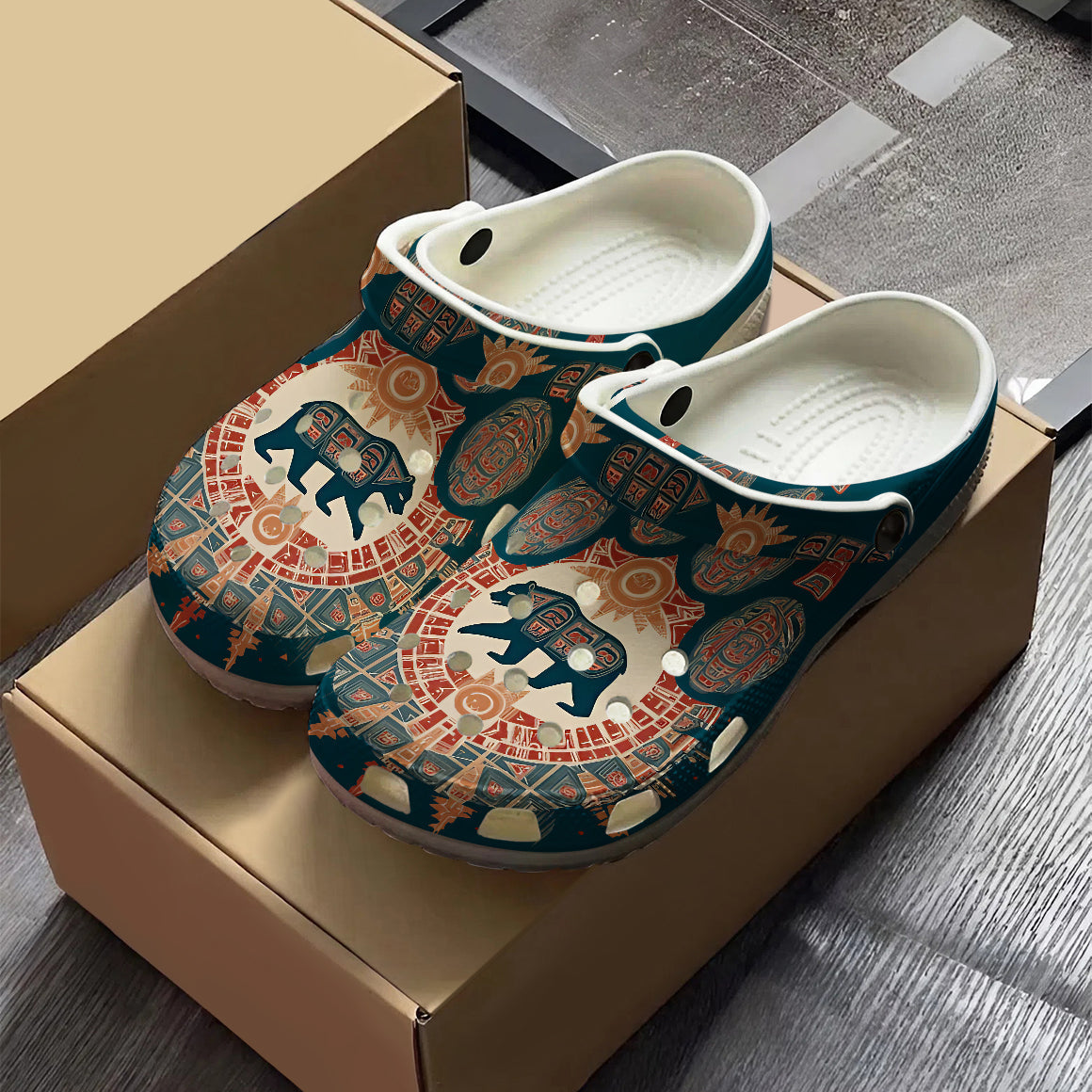 Native Bear Paw Clogs Shoes for Adults & Kids