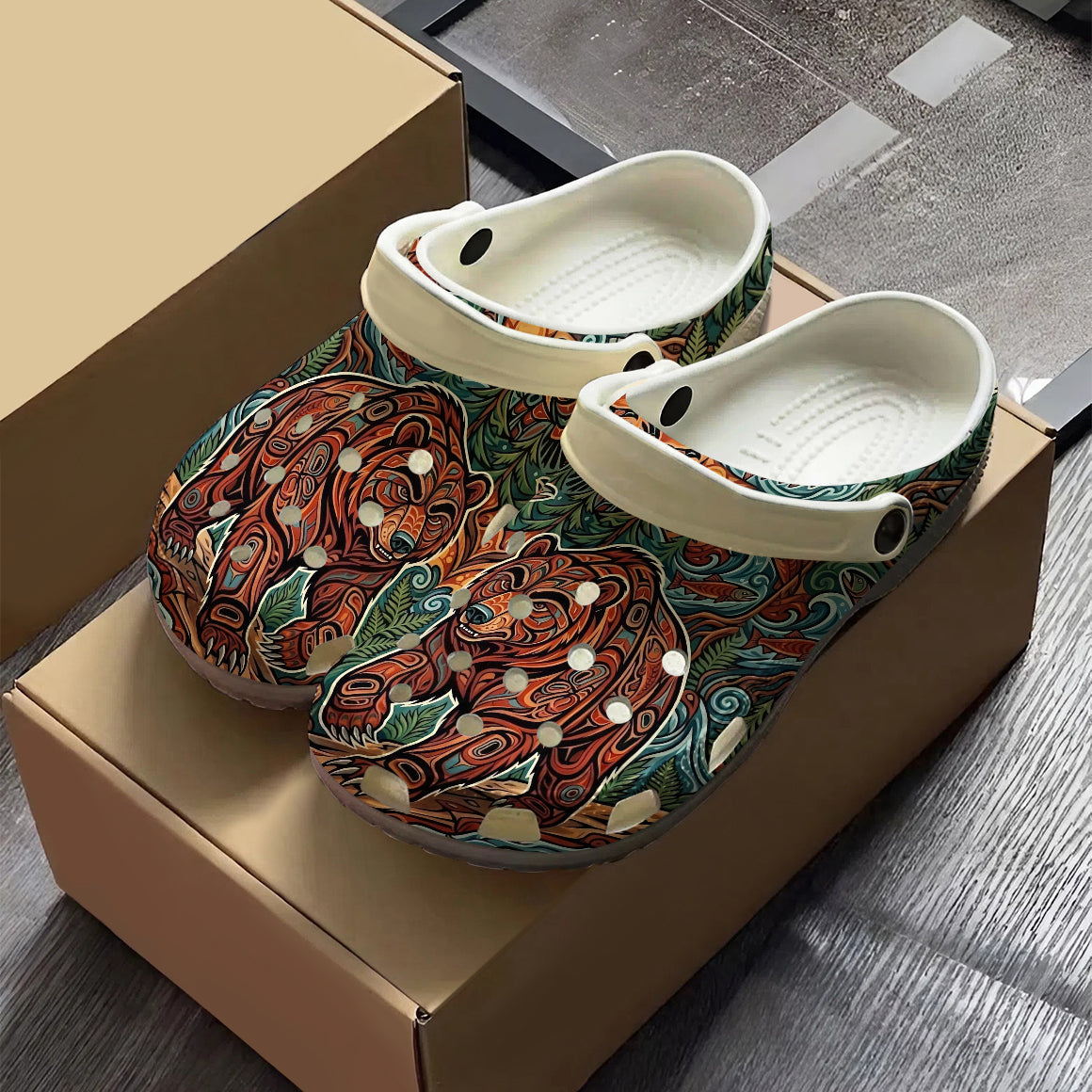 Native Bear Clogs Shoes for Adults & Kids