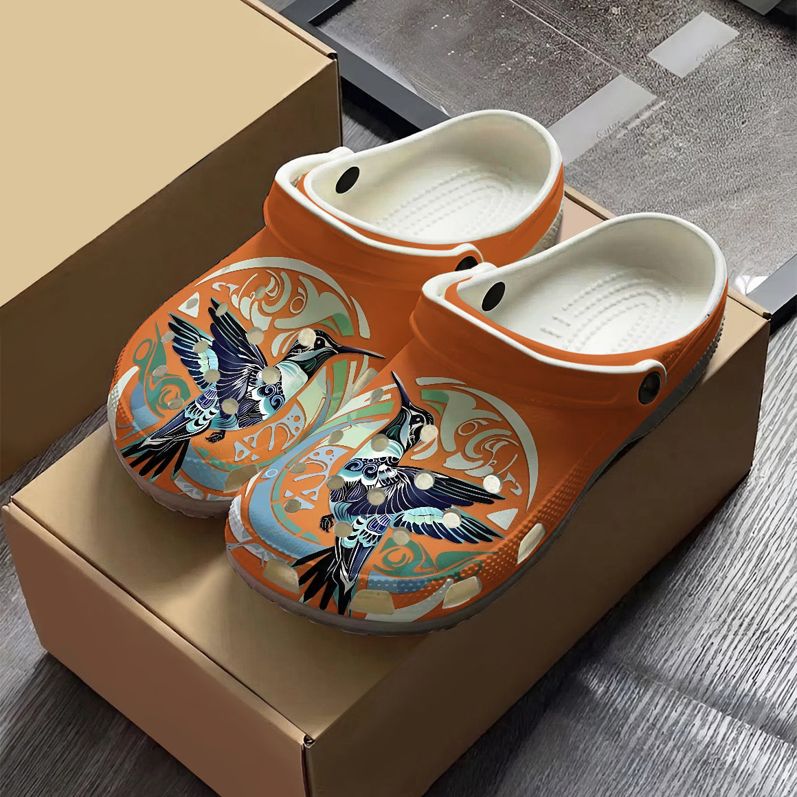Native Hummingbird Clogs Shoes for Adults & Kids