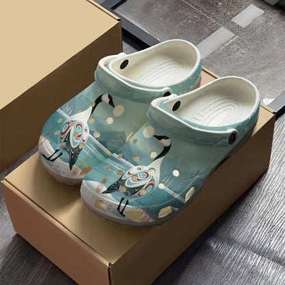 Native Goose Art Clogs Shoes for Adults & Kids
