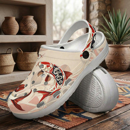 Native Carp Art Clogs Shoes for Adults & Kids