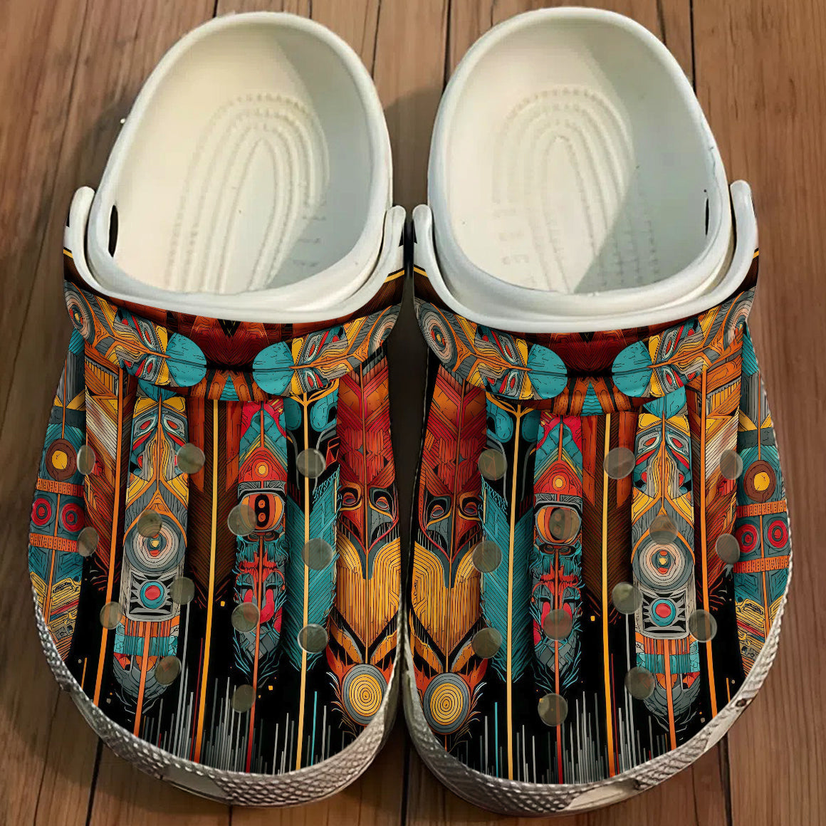 Native Leather Clogs Shoes for Adults & Kids
