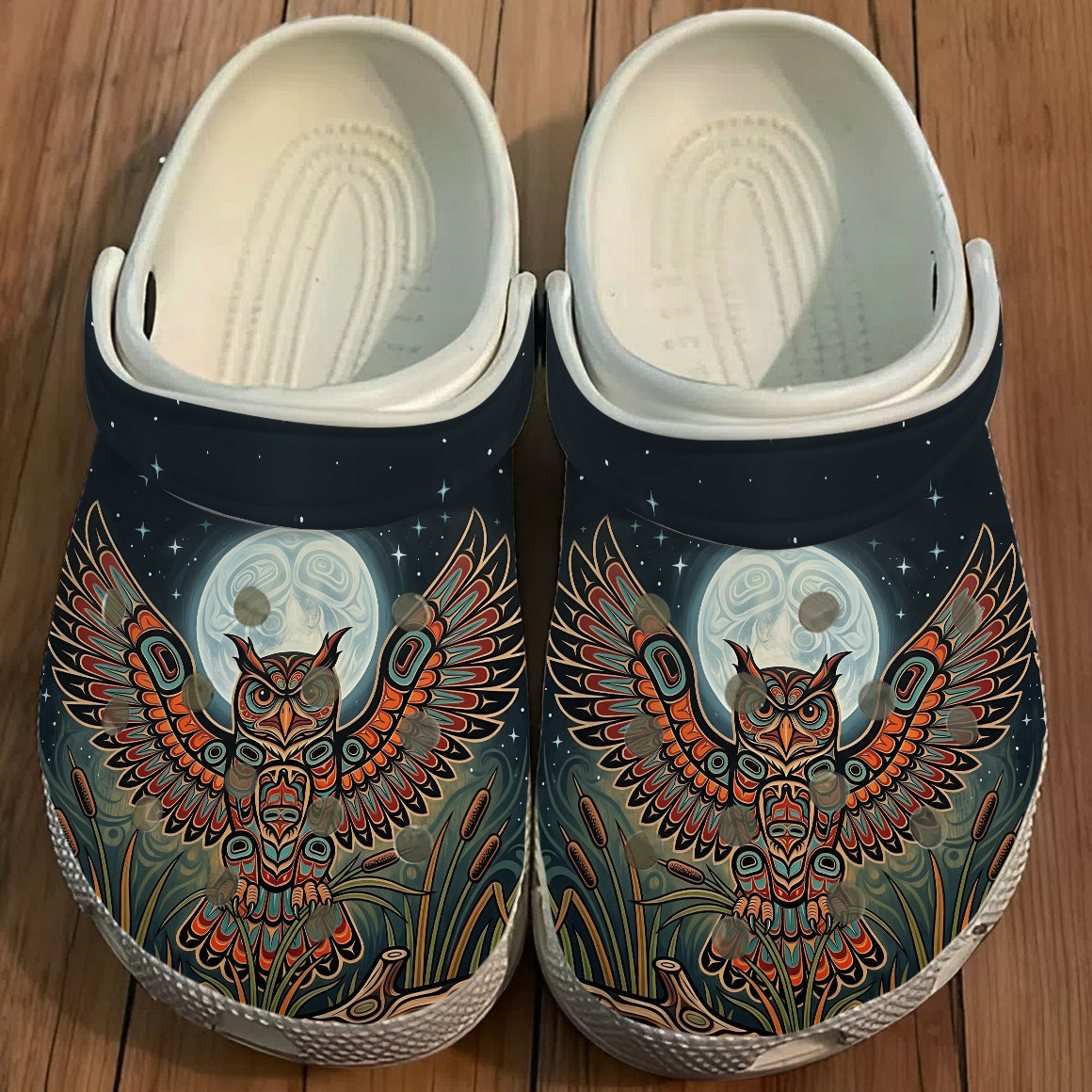 Native Owl Clogs Shoes for Adults & Kids
